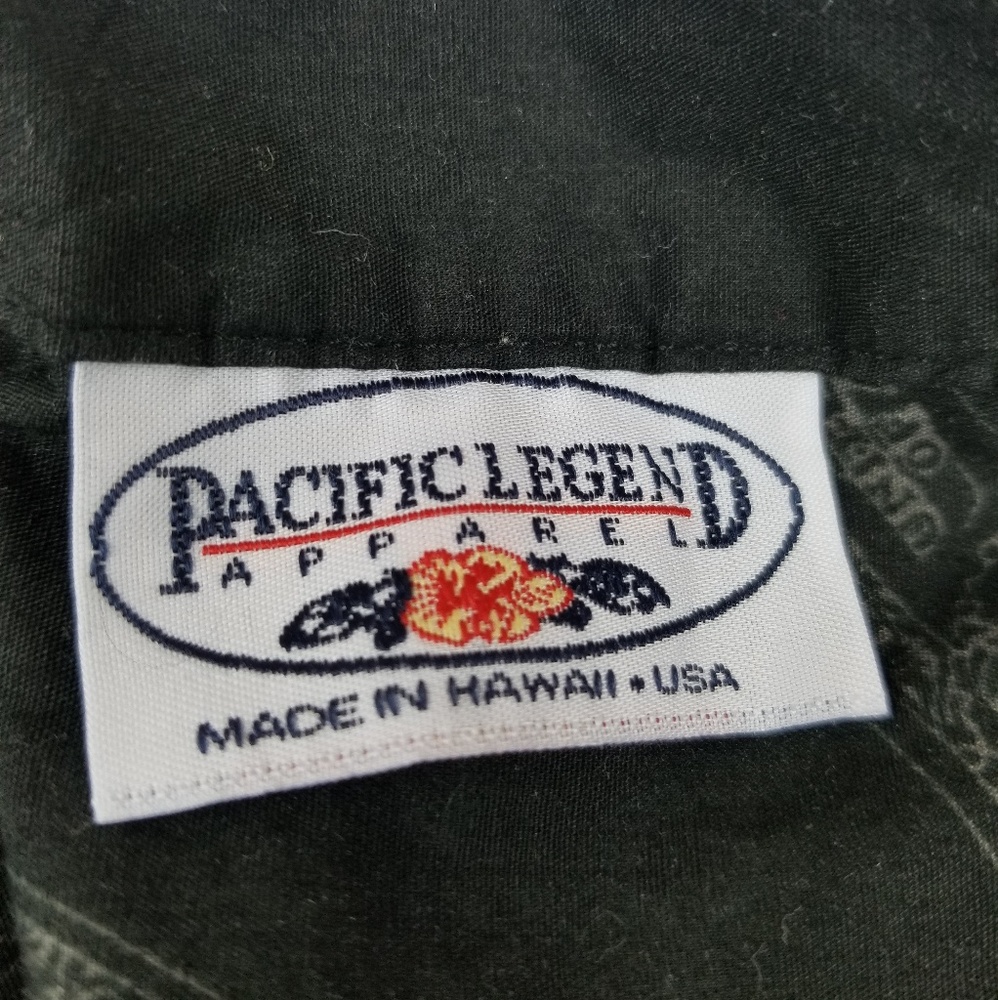 Pacific Legend Hawaiian Shirt Men's 2XL Poker Card - Picture 4 of 5